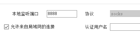 代理软件设置